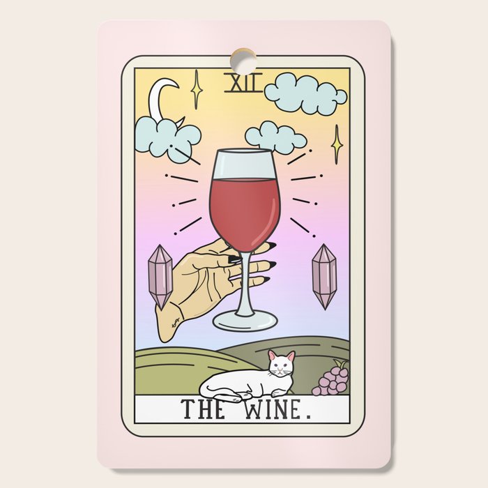 WINE READING (LIGHT) Cutting Board Gallery Image 1