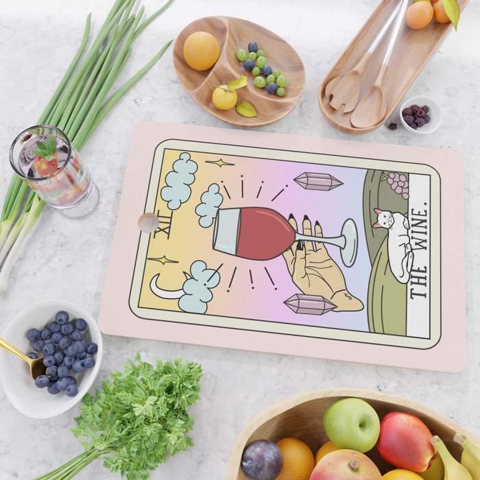 WINE READING (LIGHT) Cutting Board Gallery Image 2