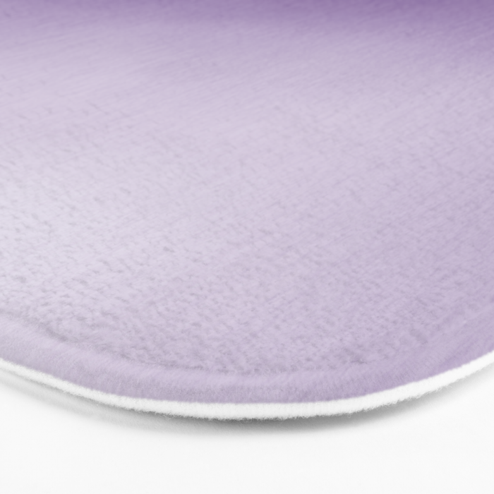 Inspired by Pantone Chive Blossom Purple 18-3634 Watercolor Abstract Art Bath Mat Gallery Image 3