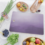 Inspired by Pantone Chive Blossom Purple 18-3634 Watercolor Abstract Art Cutting Board Gallery Image 2