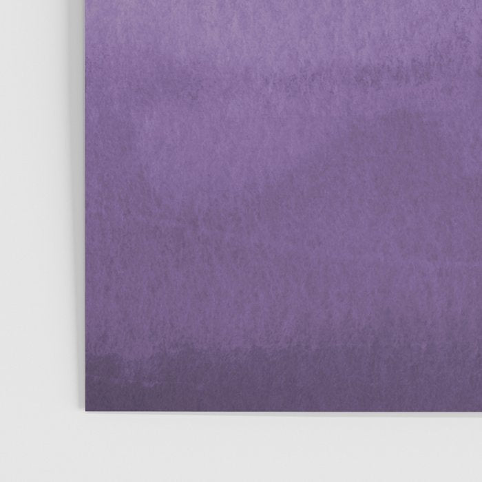 Inspired by Pantone Chive Blossom Purple 18-3634 Watercolor Abstract Art Poster Gallery Image 3