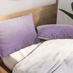 Inspired by Pantone Chive Blossom Purple 18-3634 Watercolor Abstract Art Pillow Sham Gallery Image 2