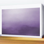 Inspired by Pantone Chive Blossom Purple 18-3634 Watercolor Abstract Art Wall Mural Gallery Image 2