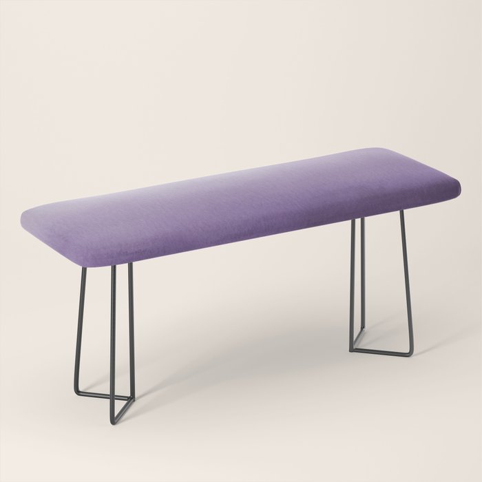 Inspired by Pantone Chive Blossom Purple 18-3634 Watercolor Abstract Art Bench Gallery Image 1