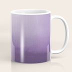 Inspired by Pantone Chive Blossom Purple 18-3634 Watercolor Abstract Art Coffee Mug Gallery Image 1