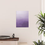 Inspired by Pantone Chive Blossom Purple 18-3634 Watercolor Abstract Art Poster Gallery Image 2