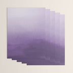 Inspired by Pantone Chive Blossom Purple 18-3634 Watercolor Abstract Art Wrapping Paper Gallery Image 3