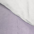 Inspired by Pantone Chive Blossom Purple 18-3634 Watercolor Abstract Art Comforter Gallery Image 4