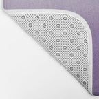 Inspired by Pantone Chive Blossom Purple 18-3634 Watercolor Abstract Art Bath Mat Gallery Image 2