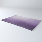 Inspired by Pantone Chive Blossom Purple 18-3634 Watercolor Abstract Art Rug Gallery Image 3
