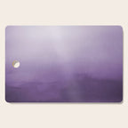 Inspired by Pantone Chive Blossom Purple 18-3634 Watercolor Abstract Art Cutting Board Gallery Image 1