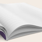 Inspired by Pantone Chive Blossom Purple 18-3634 Watercolor Abstract Art Notebook Gallery Image 2