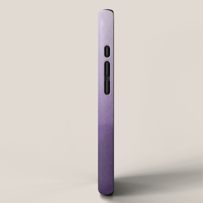 Inspired by Pantone Chive Blossom Purple 18-3634 Watercolor Abstract Art iPhone Case Gallery Image 2
