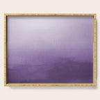 Inspired by Pantone Chive Blossom Purple 18-3634 Watercolor Abstract Art Serving Tray Gallery Image 1