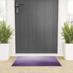 Inspired by Pantone Chive Blossom Purple 18-3634 Watercolor Abstract Art Welcome Mat Gallery Image 3
