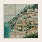 Positano Wood Wall Art Gallery Image 1