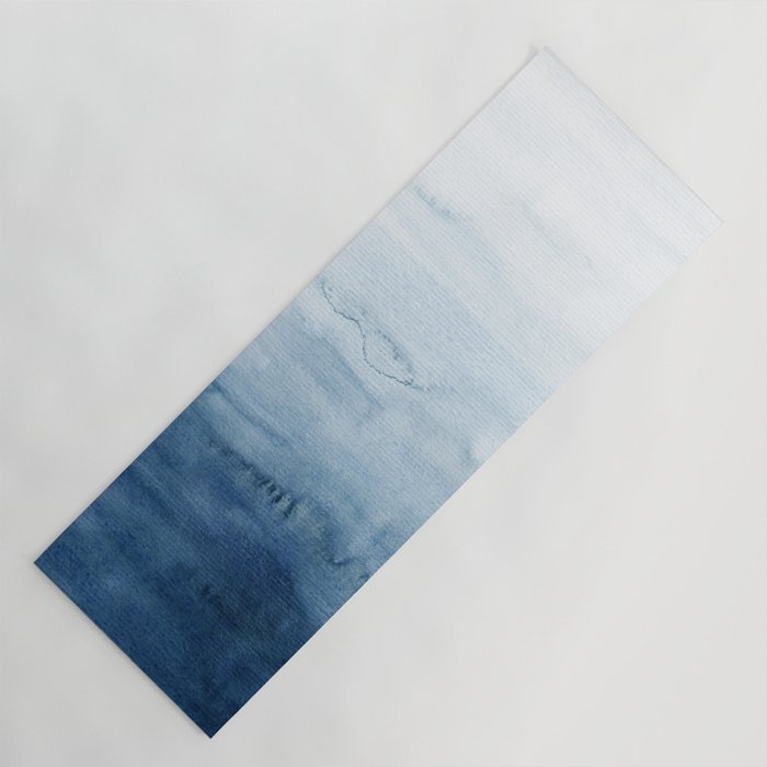 Indigo Abstract Painting | No. 4 Yoga Mat Gallery Image 1