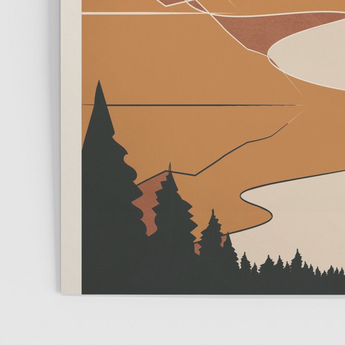 Minimal Abstract Art Landscape 03 Poster Gallery Image 3