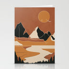 Minimal Abstract Art Landscape 03 Stationery Card Gallery Image 2