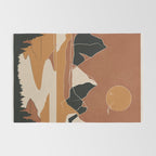 Minimal Abstract Art Landscape 03 Rug Gallery Image 2