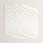 Stylish Gold Polka Dots Wrapping Paper Gallery Image 3
