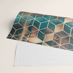 Ombre Dream Cubes Wrapping Paper Gallery Image 2