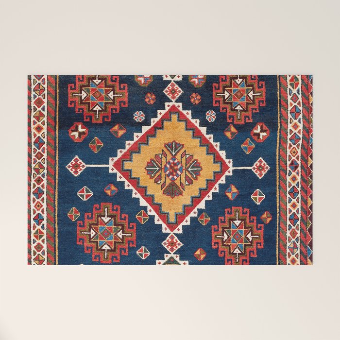 Luri Gabbeh Fars Southwest Persian Rug Print Welcome Mat Gallery Image 1