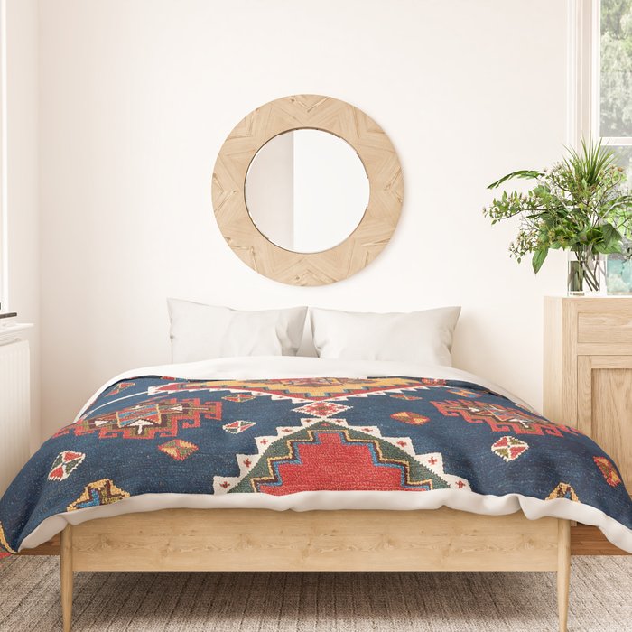 Luri Gabbeh Fars Southwest Persian Rug Print Duvet Cover Gallery Image 3