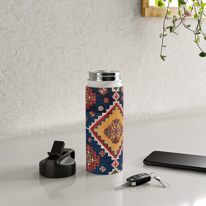 Luri Gabbeh Fars Southwest Persian Rug Print Water Bottle Gallery Image 4