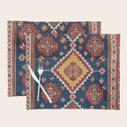 Luri Gabbeh Fars Southwest Persian Rug Print Placemat Gallery Image 1