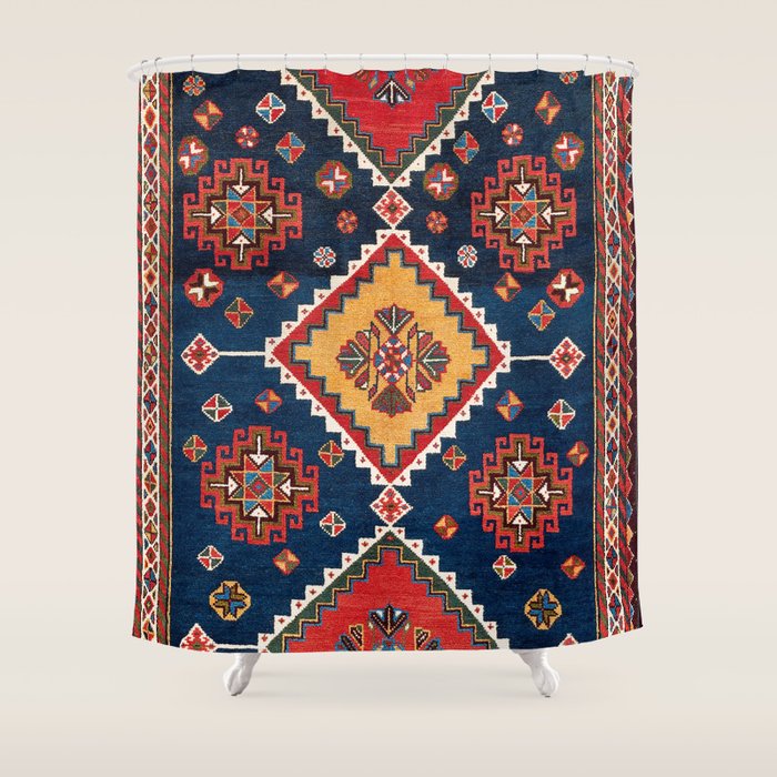 Luri Gabbeh Fars Southwest Persian Rug Print Shower Curtain Gallery Image 1