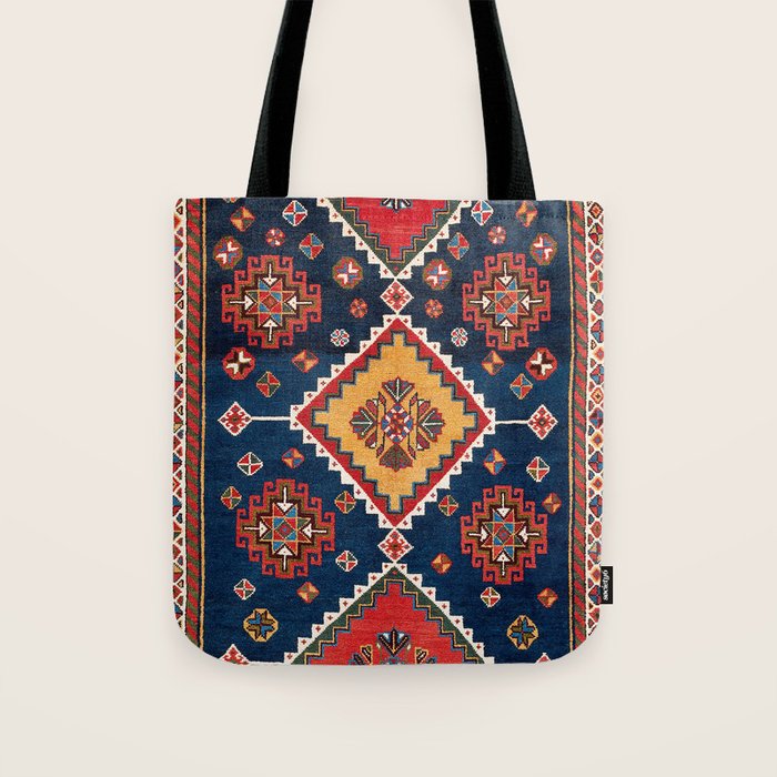 Luri Gabbeh Fars Southwest Persian Rug Print Tote Bag Gallery Image 1