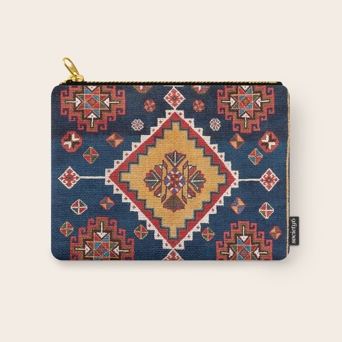 Luri Gabbeh Fars Southwest Persian Rug Print Carry All Pouch Gallery Image 1