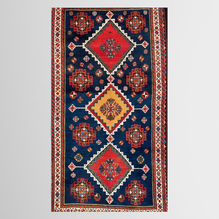 Luri Gabbeh Fars Southwest Persian Rug Print Tablecloth Gallery Image 2