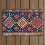 Luri Gabbeh Fars Southwest Persian Rug Print Outdoor Rug Gallery Image 1