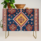 Luri Gabbeh Fars Southwest Persian Rug Print Credenza Gallery Image 1