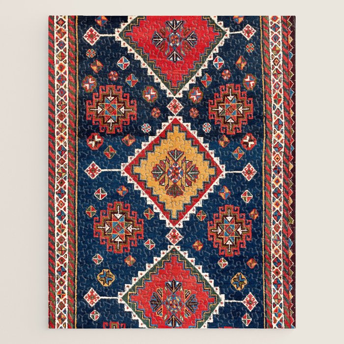 Luri Gabbeh Fars Southwest Persian Rug Print Jigsaw Puzzle Gallery Image 1
