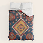 Luri Gabbeh Fars Southwest Persian Rug Print Duvet Cover Gallery Image 6