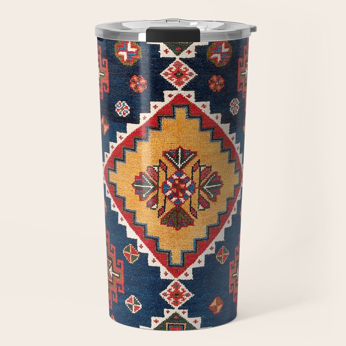 Luri Gabbeh Fars Southwest Persian Rug Print Travel Mug Gallery Image 1
