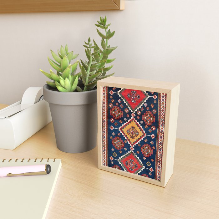 Luri Gabbeh Fars Southwest Persian Rug Print Mini Art Print Gallery Image 2