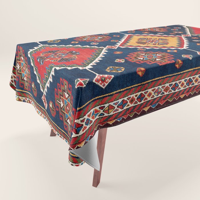 Luri Gabbeh Fars Southwest Persian Rug Print Tablecloth Gallery Image 1