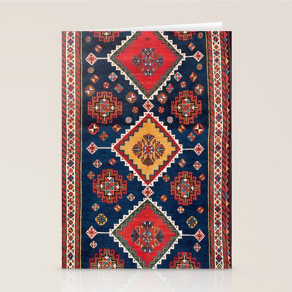 Luri Gabbeh Fars Southwest Persian Rug Print Stationery Card Gallery Image 2