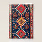 Luri Gabbeh Fars Southwest Persian Rug Print Stationery Card Gallery Image 2