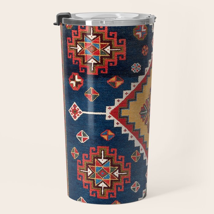 Luri Gabbeh Fars Southwest Persian Rug Print Travel Mug Gallery Image 3