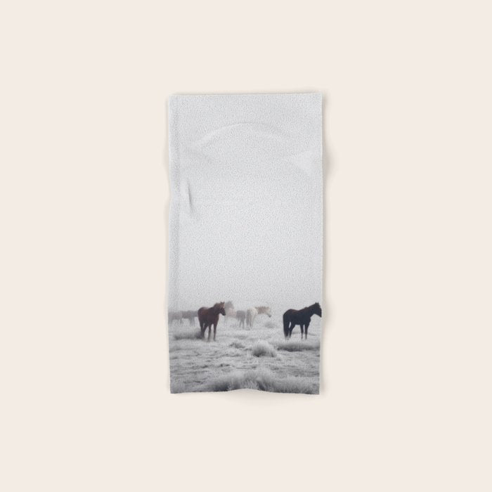 Horses in the Mist II Bath Towel Gallery Image 1