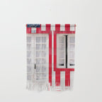 Red Stripes Beach House - Window - Door - Travel photography Wall Hanging Gallery Image 1