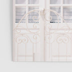 Red Stripes Beach House - Window - Door - Travel photography Poster Gallery Image 3