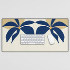 The Flower And The Sun, Floral Prints Desk Mat Gallery Image 1