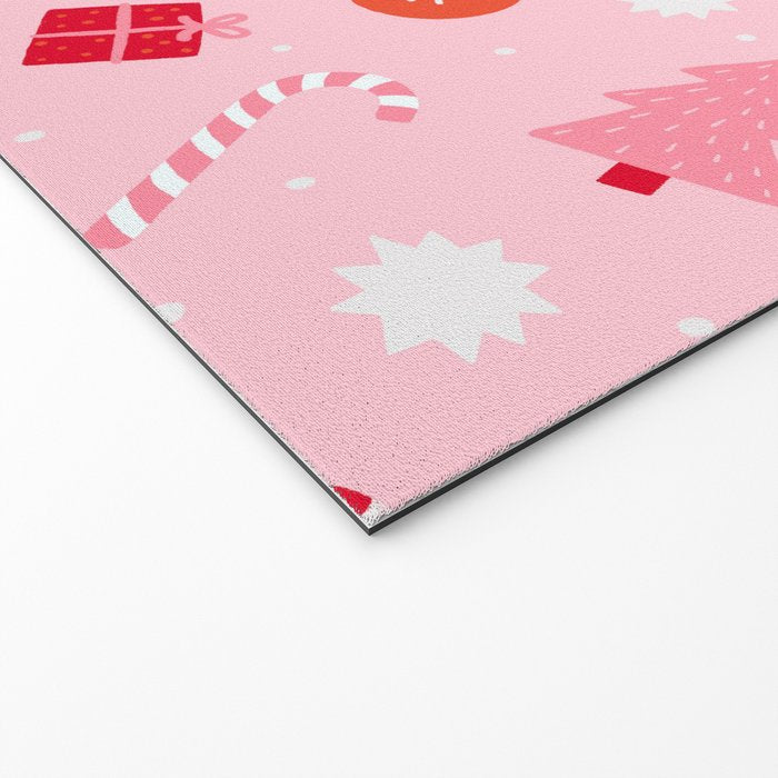 Christmas Fun - Pink Palette  Welcome Mat Gallery Image 2