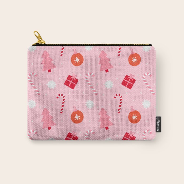 Christmas Fun - Pink Palette  Carry All Pouch Gallery Image 1